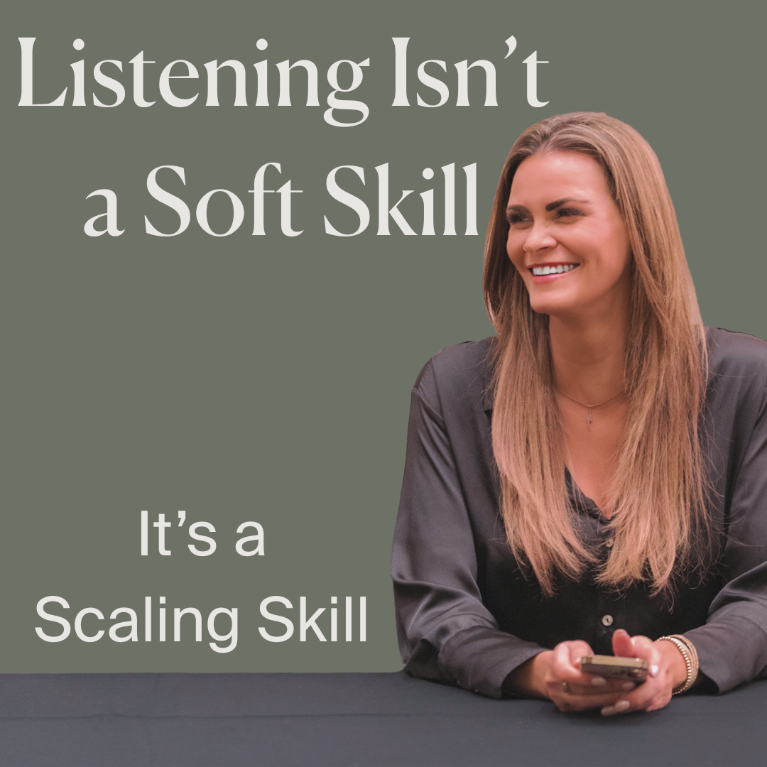 Listening Isn’t a Soft Skill—It’s a Scaling Skill. | Elle Petrillo